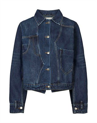 Janny Denim Jakke - Washed Indigo
